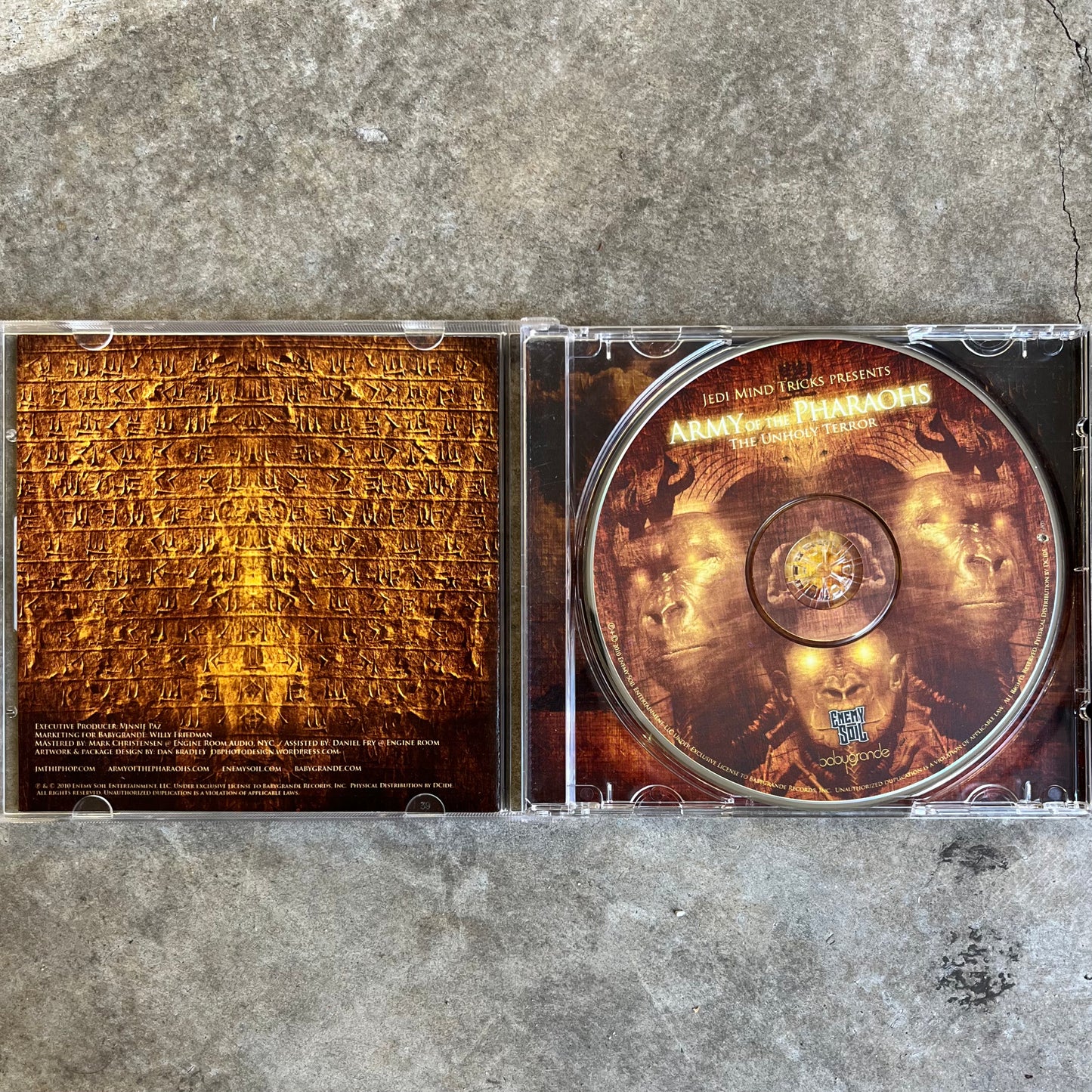 ARMY OF THE PAHAROHS - THE UNHOLY TERROR - 2010 (CD)