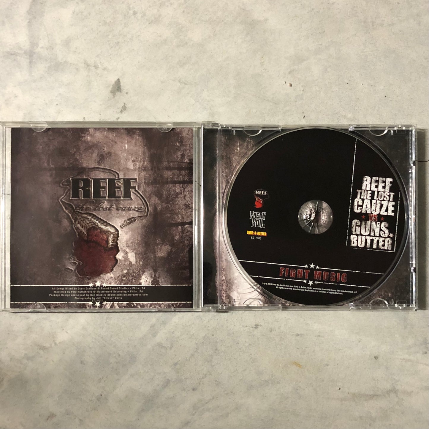 REEF THE LOST CAUZE - GUNS N BUTTER - 2010 (CD)