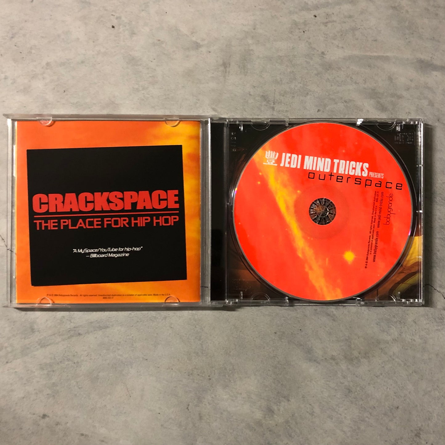 OUTERSPACE - JEDI MIND TRICKS PRESENTS OUTERSPACE - 2004 (CD)
