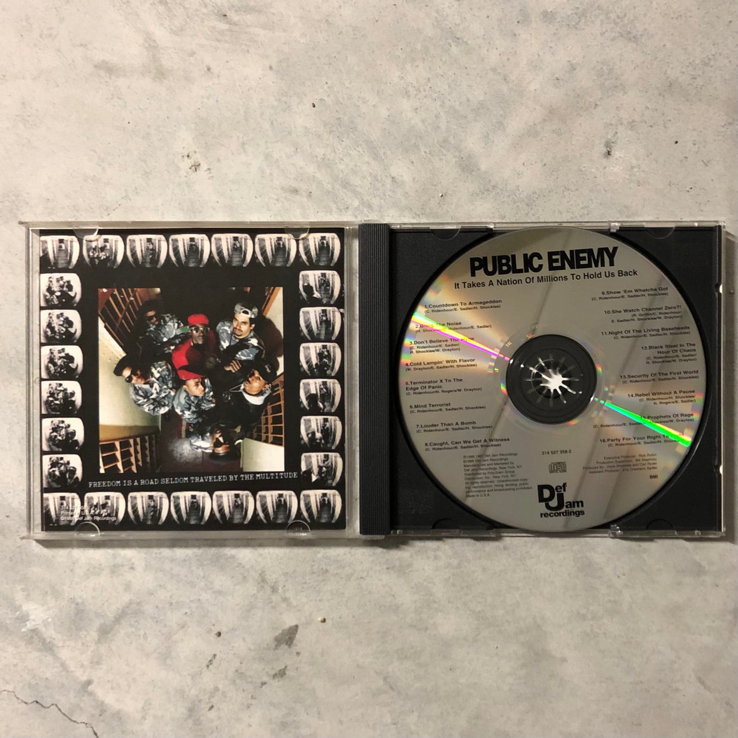 PUBLIC ENEMY - IT TAKES A NATION OF MILLIONS TO HOLD US BACK - 1988 (CD)