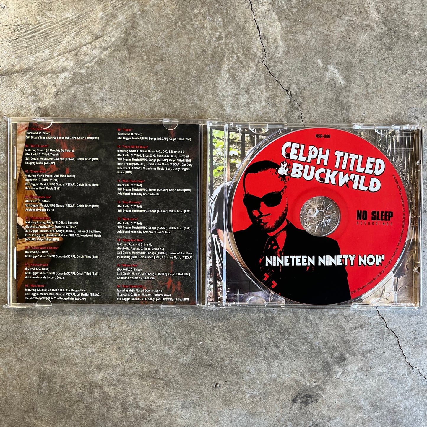 CELPH TITLED & BUCKWILD - NINENTEEN NINETY NOW - 2010 (CD)